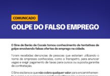 *Alerta de Golpe – Falso Emprego*