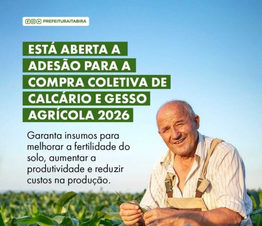 Compra coletiva ajuda produtores rurais de Itabira a reduzir custos e preparar o solo para uma safra